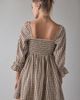 Kimchi Blue Kimchi Blue Cute As A Button Puff Sleeve Babydoll Mini Dress in Brown Gingham, Women's at Urban Outfitters - 4