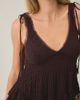 Kimchi Blue Kimchi Blue Elena Asymmetric Ruffle Lace Trim Cami in Brown, Women's at Urban Outfitters - 2