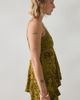 Kimchi Blue Kimchi Blue Estelle Burnout Velvet Asymmetric Tunic Tank Top in Lime, Women's at Urban Outfitters - 4