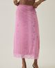 Kimchi Blue Kimchi Blue Fan Favorite Lace Trim Mesh Midi Skirt 2-Piece Set in Maroon, Women's at Urban Outfitters - 4