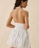 Kimchi Blue Kimchi Blue Genevieve Eyelet Lace Bubble Hem Halter Mini Dress in White, Women's at Urban Outfitters - 2