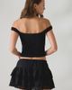 Kimchi Blue Kimchi Blue Getaway Crochet + Lace Skirt 2-Piece Set in Black, Women's at Urban Outfitters - 2