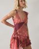Kimchi Blue Kimchi Blue Jenni Asymmetric Ruffle Lace Trim Mini Dress in Pink, Women's at Urban Outfitters - 1