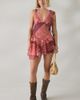 Kimchi Blue Kimchi Blue Jenni Asymmetric Ruffle Lace Trim Mini Dress in Pink, Women's at Urban Outfitters - 2
