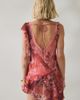 Kimchi Blue Kimchi Blue Jenni Asymmetric Ruffle Lace Trim Mini Dress in Pink, Women's at Urban Outfitters - 4
