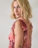 Kimchi Blue Kimchi Blue Jenni Asymmetric Ruffle Lace Trim Mini Dress in Pink, Women's at Urban Outfitters - 5