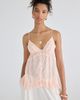 Kimchi Blue Kimchi Blue Marnie Embroidered Tunic Babydoll Cami in Pink, Women's at Urban Outfitters - 1