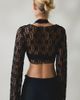 Kimchi Blue Kimchi Blue Nicki Sheer Lace Tie-Front Bell Sleeve Shrug in Black, Women's at Urban Outfitters - 2
