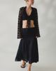 Kimchi Blue Kimchi Blue Nicki Sheer Lace Tie-Front Bell Sleeve Shrug in Black, Women's at Urban Outfitters - 4