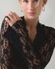 Kimchi Blue Kimchi Blue Nicki Sheer Lace Tie-Front Bell Sleeve Shrug in Black, Women's at Urban Outfitters - 5