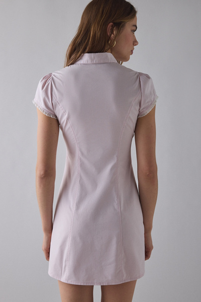 light pink peplum dress Adrianna Rose Peplum Knit Dress – Elegant & Chic M main image 1