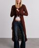 Kimchi Blue Kimchi Blue Penny Pointelle Knit Fringe Duster Cardigan in Ivory, Women's at Urban Outfitters - 1