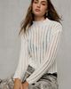 Kimchi Blue Kimchi Blue Phoebe Ribbed Mock Neck Sweater in Ivory, Women's at Urban Outfitters - 1