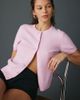 Kimchi Blue Kimchi Blue Rachel Short Sleeve Cardigan in Pink, Women's at Urban Outfitters - 1