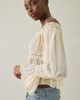 Kimchi Blue Kimchi Blue Radiant Romantic Ruffle Long Sleeve Off-The-Shoulder Top in Red, Women's at Urban Outfitters - 3
