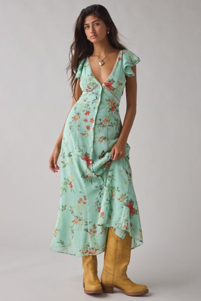 illusion yoke lace dress Rachel Allan main image 1
