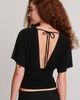 Kimchi Blue Kimchi Blue Sienna Deep-V Plunge Top in Black, Women's at Urban Outfitters - 4