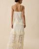 Kimchi Blue Kimchi Blue Stardust Petals Asymmetric Ruffle Lace Maxi Dress in Ivory, Women's at Urban Outfitters - 2