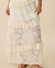 Kimchi Blue Kimchi Blue Stardust Petals Asymmetric Ruffle Lace Maxi Dress in Ivory, Women's at Urban Outfitters - 4