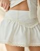 Kimchi Blue Kimchi Blue Sunseeker Lace Trim Ruffle Mini Skort in White, Women's at Urban Outfitters - 2