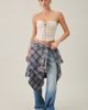 Kimchi Blue Kimchi Blue Sweet Talker Lace-Up Denim Corset Top in Beige, Women's at Urban Outfitters - 2