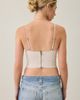 Kimchi Blue Kimchi Blue Sweet Talker Lace-Up Denim Corset Top in Beige, Women's at Urban Outfitters - 4