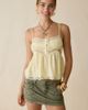 Kimchi Blue Kimchi Blue Tabby Lace Trim Babydoll Cami in Yellow, Women's at Urban Outfitters - 2