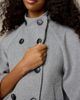 Kimchi Blue Kimchi Blue Viv Shrunken Swing Peacoat Jacket in Grey, Women's at Urban Outfitters - 2