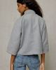 Kimchi Blue Kimchi Blue Viv Shrunken Swing Peacoat Jacket in Grey, Women's at Urban Outfitters - 3