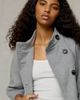 Kimchi Blue Kimchi Blue Viv Shrunken Swing Peacoat Jacket in Grey, Women's at Urban Outfitters - 4