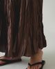 Kimchi Blue Kimchi Blue Whirlpool Crinkle Low-Rise Maxi Skirt in Brown, Women's at Urban Outfitters - 3