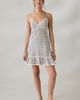 Kimchi Blue Kimchi Blue Willow + Wisp Lace Trim Babydoll Mini Dress in Ivory Combo, Women's at Urban Outfitters - 5