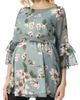 Kimi & Kai Kimi & Kai Audrey Maternity/Nursing Floral Print Blouse - 1