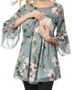 Kimi & Kai Kimi & Kai Audrey Maternity/Nursing Floral Print Blouse - 3