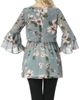 Kimi & Kai Kimi & Kai Audrey Maternity/Nursing Floral Print Blouse - 4