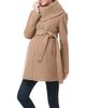 Kimi & Kai Kimi & Kai Kimi and Kai Mia High Collar Wool Blend Maternity Coat - 1