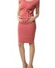Kimi & Kai Kimi & Kai Lana Ruched Belted Maternity Dress - 2