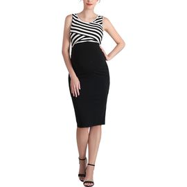 Kimi & Kai Kimi & Kai Margot Maternity Body-Con Midi Dress