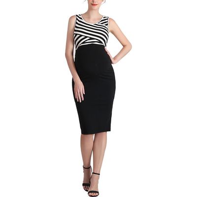 Kimi & Kai Kimi & Kai Margot Maternity Body-Con Midi Dress