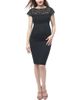 Kimi & Kai Kimi & Kai Morgran Lace Trim Body-Con Maternity Dress - 1