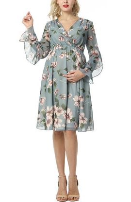 Kimi & Kai Kimi & Kai Salena Maternity Floral Print Dress