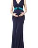 Kimi & Kai Kimi & Kai Scarlett Colorblock Maternity Maxi Dress - 1