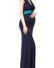 Kimi & Kai Kimi & Kai Scarlett Colorblock Maternity Maxi Dress - 2