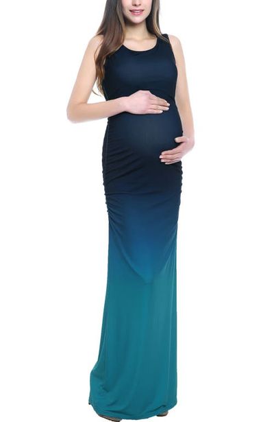 Kimi & Kai Kimi & Kai Sonia Ombre Tank Column Maternity Dress