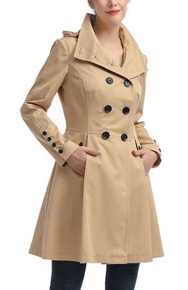 Kimi & Kai Kimi & Kai Women's Adele Hooded Trench Coat