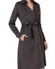 Kimi & Kai Kimi & Kai Women's Aria Long Faux Suede Trench Coat - 2