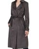 Kimi & Kai Kimi & Kai Women's Aria Long Faux Suede Trench Coat - 3