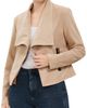 Kimi & Kai Kimi & Kai Women's Faux Suede Open Front Jacket - 2