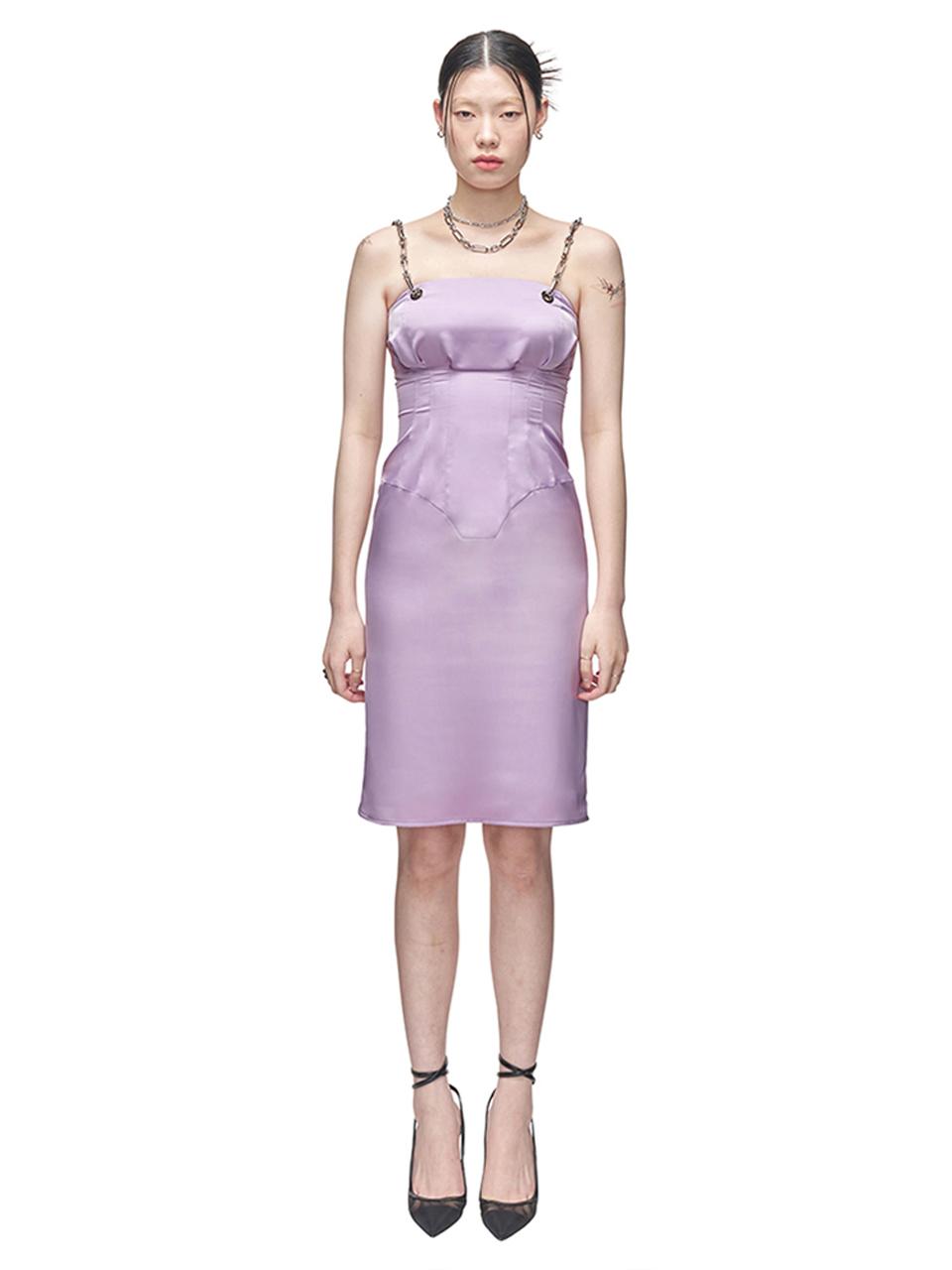 KIMZISU Marble Tailored Dress _ Lilac