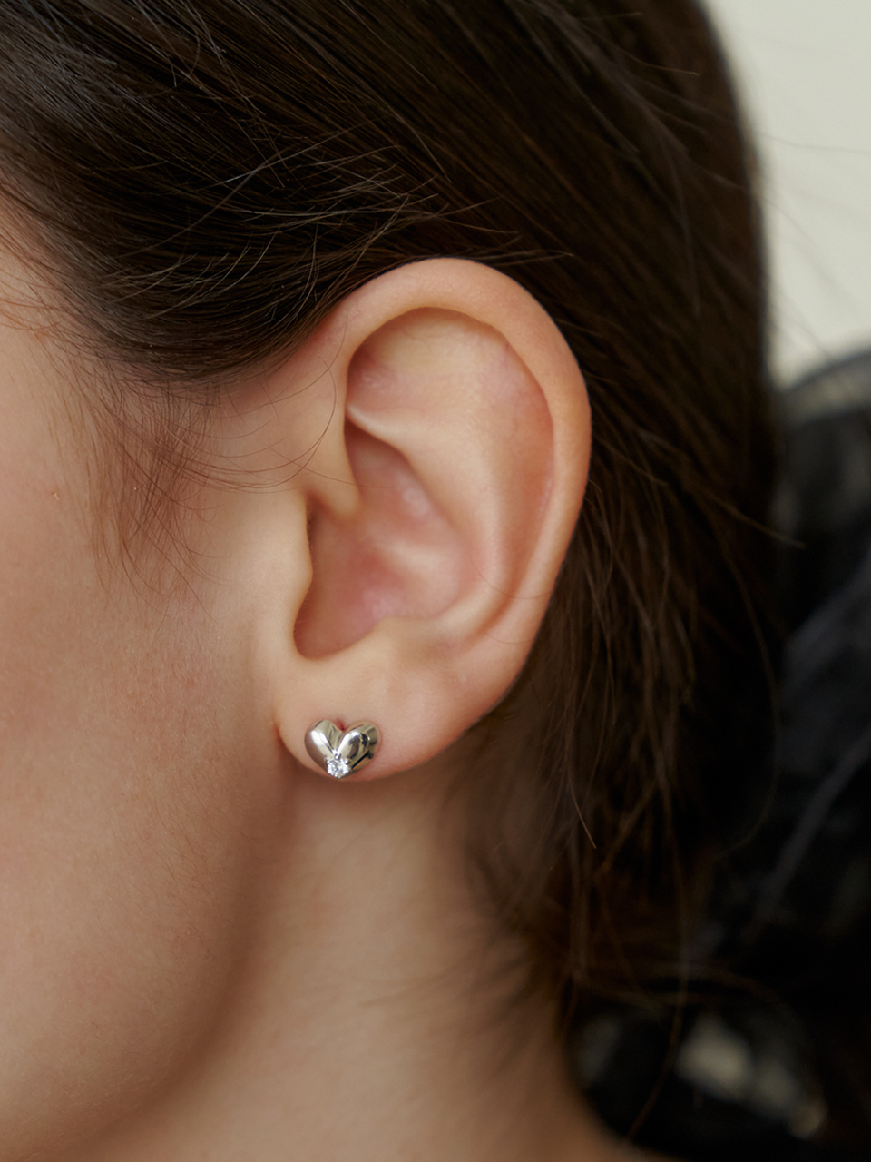 KINDABABY Adorable Cubic Heart Earring